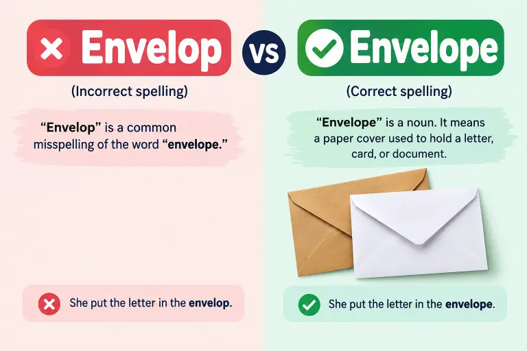 Envelop or Envelope